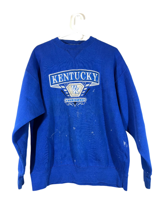 Kentucky Wildcats Crewneck Sweatshirt - Large - 23” x 27.5”