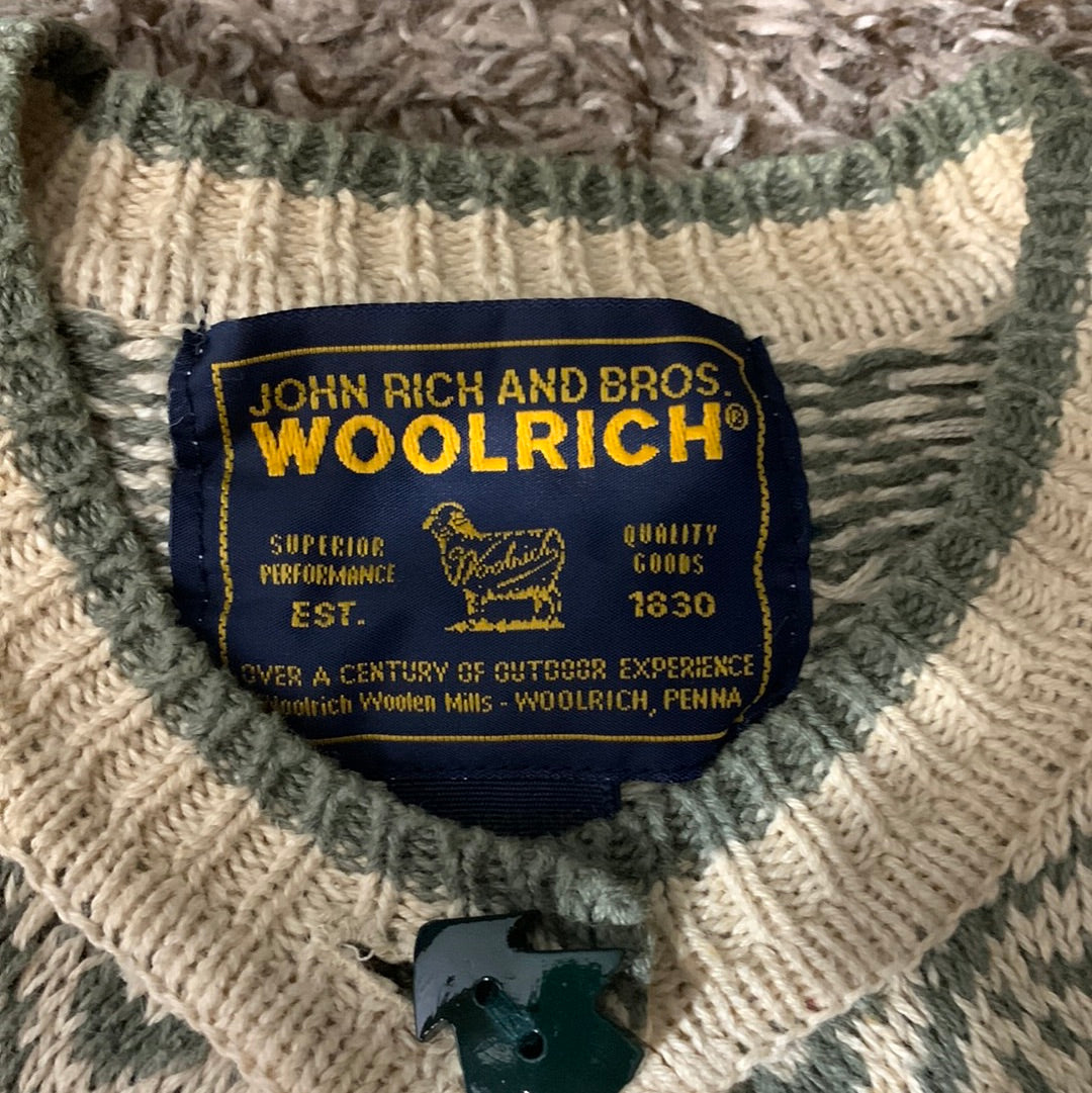 Woolrich Love Trees Cardigan Sweater - Large - 23.5” x 24”