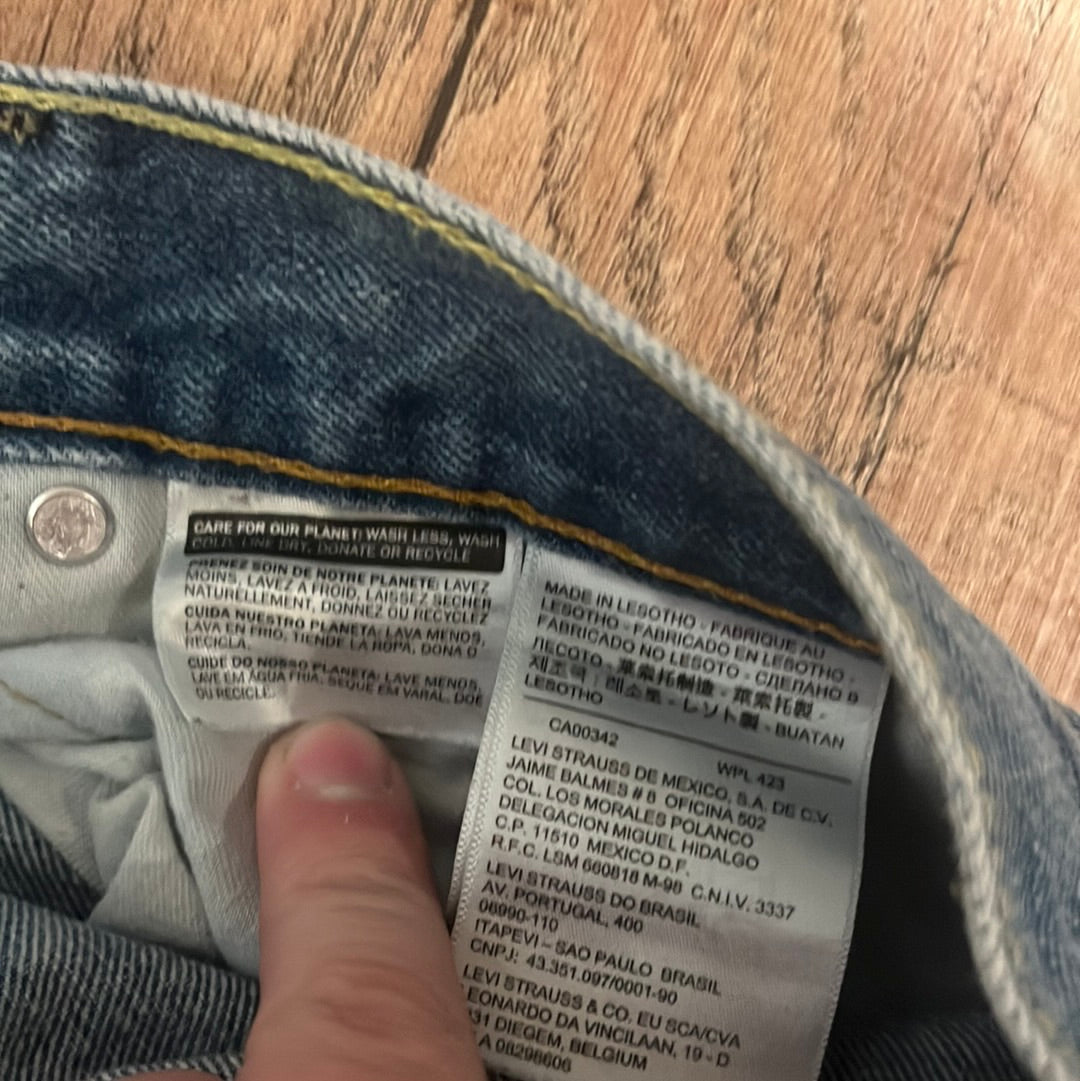 Pintor desgastado Levi 505 - 34” x 29.5”