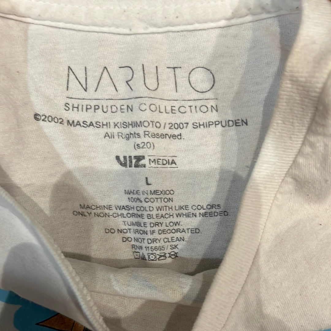 2002 Naruto Tshirt - 20.5” x 26.5”