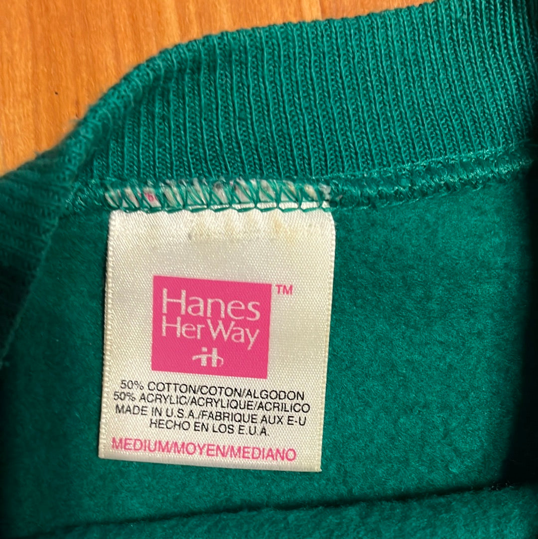 Cuello redondo Hanes Her Way de los años 90 - L 20.5" x 25"
