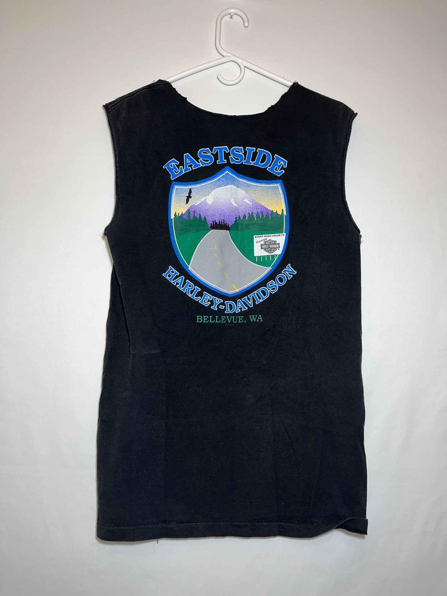Harley Davidson Cutoff Shirt - Small - 19” x 28”