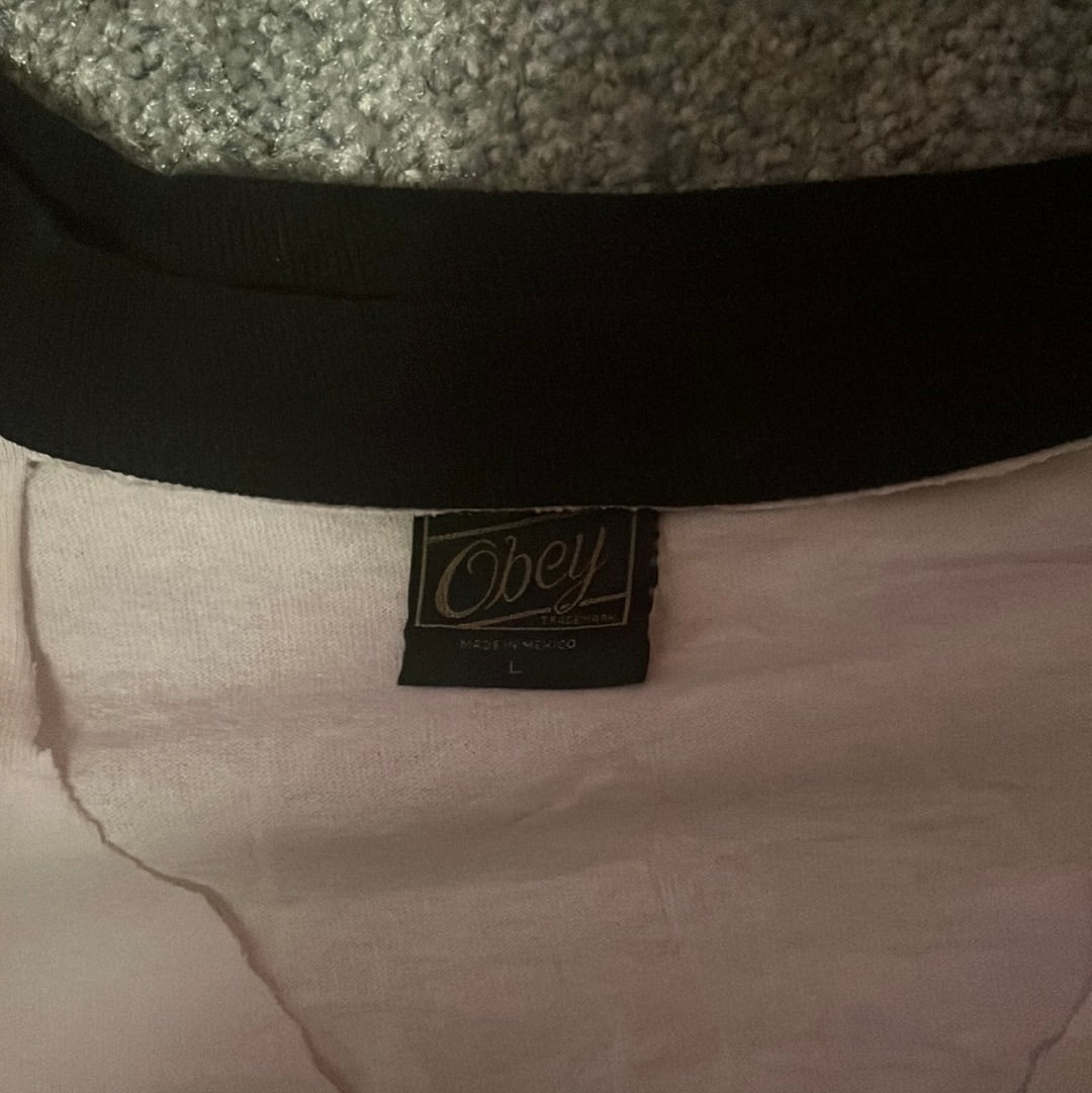 Camiseta Raglan Obey de los 90 - 20" x 24"