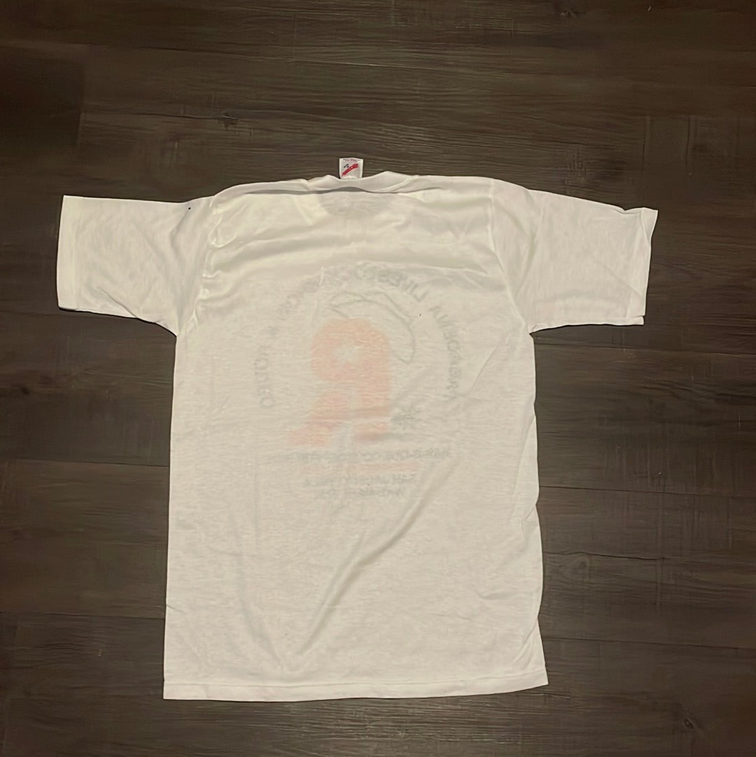 Camiseta de ganado Jerzees Pasadena de los años 90 - Pequeña - 18" x 27"