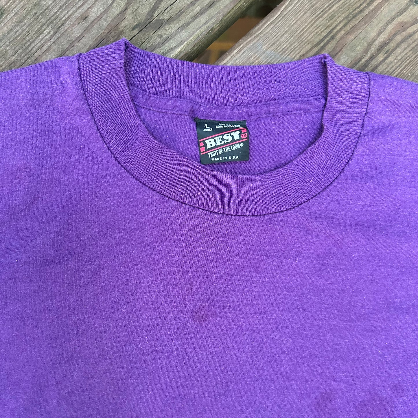 90’s FOTL Best Purple Blank Tshirt - Medium - 21” x 28”