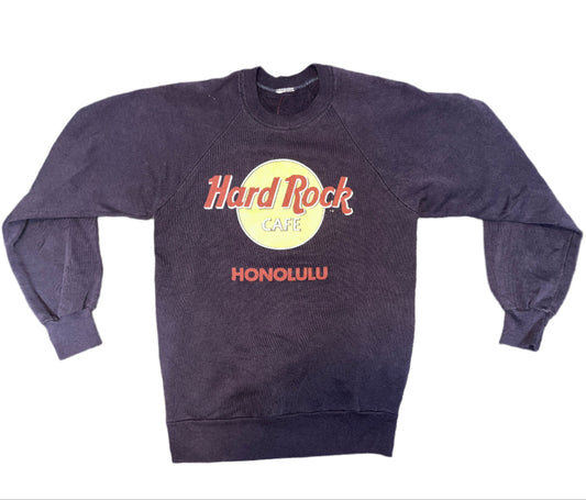 90's Hard Rock Cafe Honolulu Crewneck Sweatshirt - XSmall - 16.5" x 24"