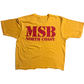 80’s Advertees Michael Stanley Band MSB North Coast Cropped Boxy Heartland Rock Tshirt - Small - 18” x 19”