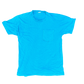 80/90’s Blank Turquoise Pocket Tshirt - Small - 19” x 27”