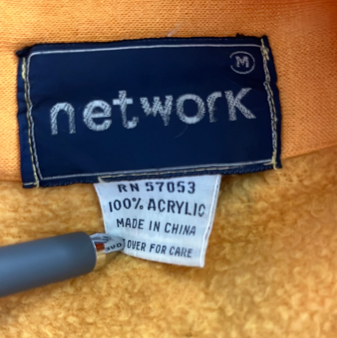 Network Acrylic Zip Up Sweatshirt - Medium - 20” x 24”