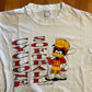 90’s FOTL Iowa State Cyclone Softball Cropped Tshirt - Small - 19” x 21”