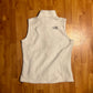 The North Face White Fleece Vest - Medium - 20” x 25.5”