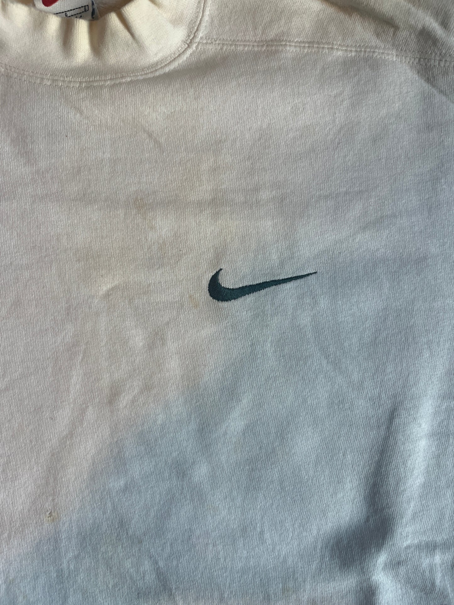 90's Nike Mini Swoosh Crewneck Sweatshirt - XLarge - 24" x 27.5"