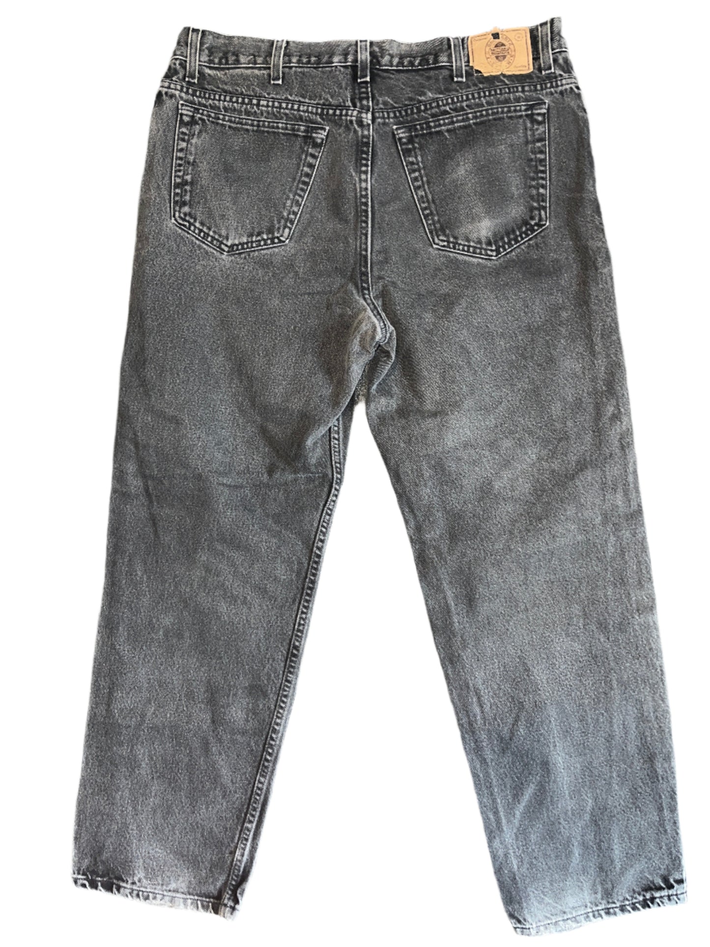 Brittania Jeans Black Faded Denim Pants - 36" x 28"