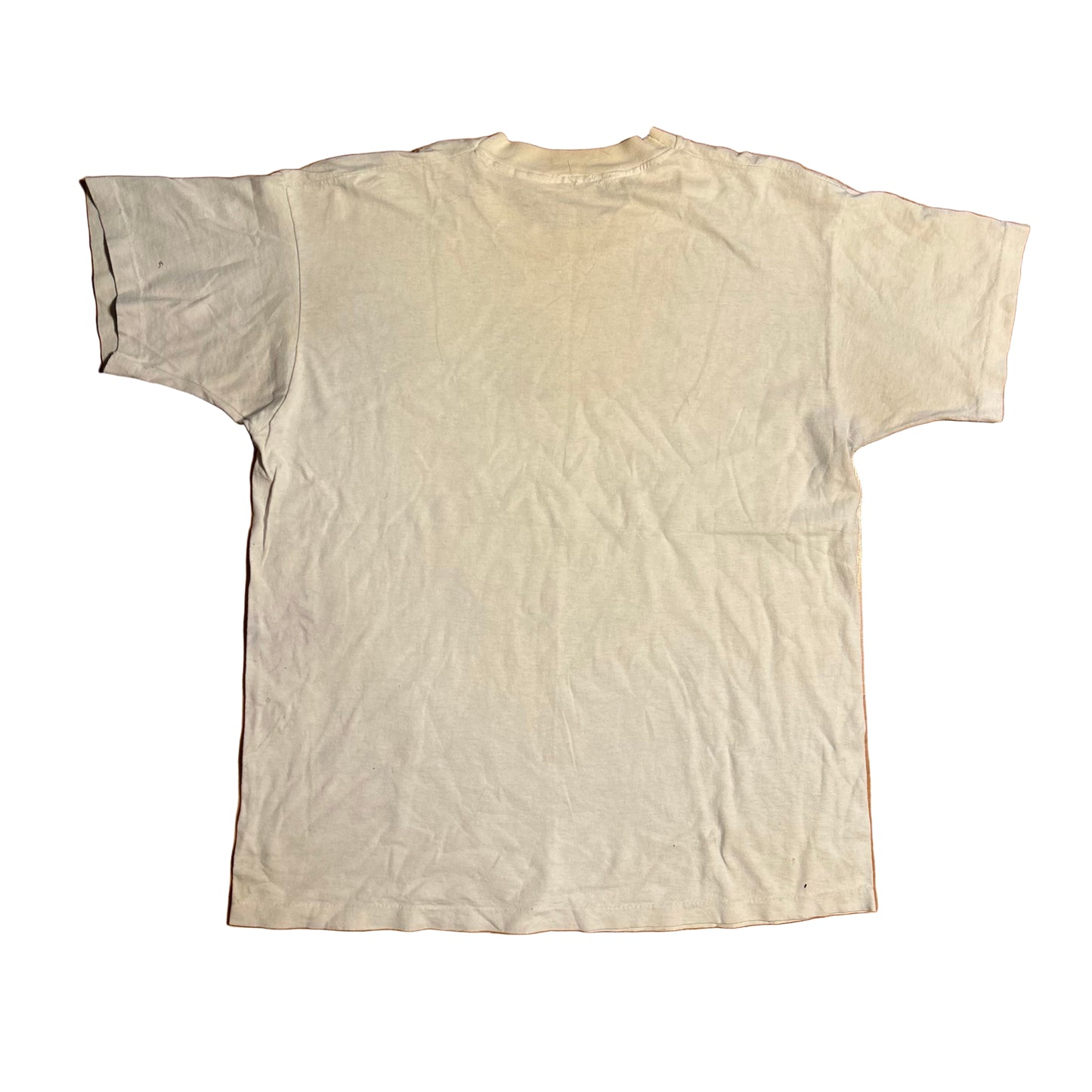 80/90’s Disney Mickey Minnie Romantic Swing Flower Love White Tshirt - Large - 23.5” x 29”