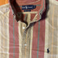 Polo Ralph Lauren Button Up Down Striped Formal Collared Shirt - XLarge - 26” x 32”