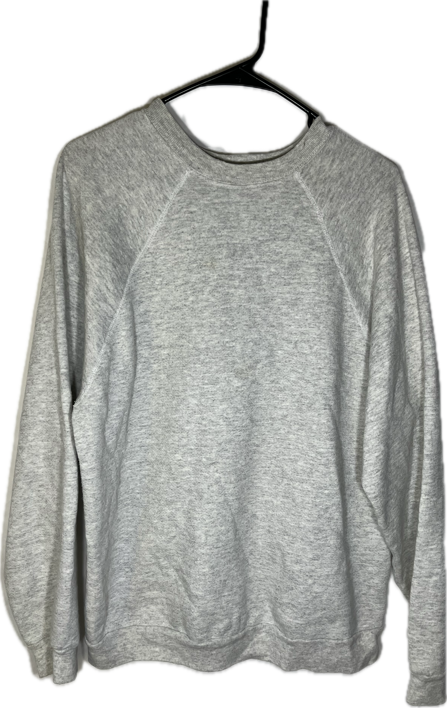 90’s Tultex Blank Grey Crewneck Sweatshirt - Medium - 21.5” x 25.5”