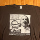 Gildan MLK Obama The Dream 2008 Brown Tshirt - XLarge - 25” x 28”