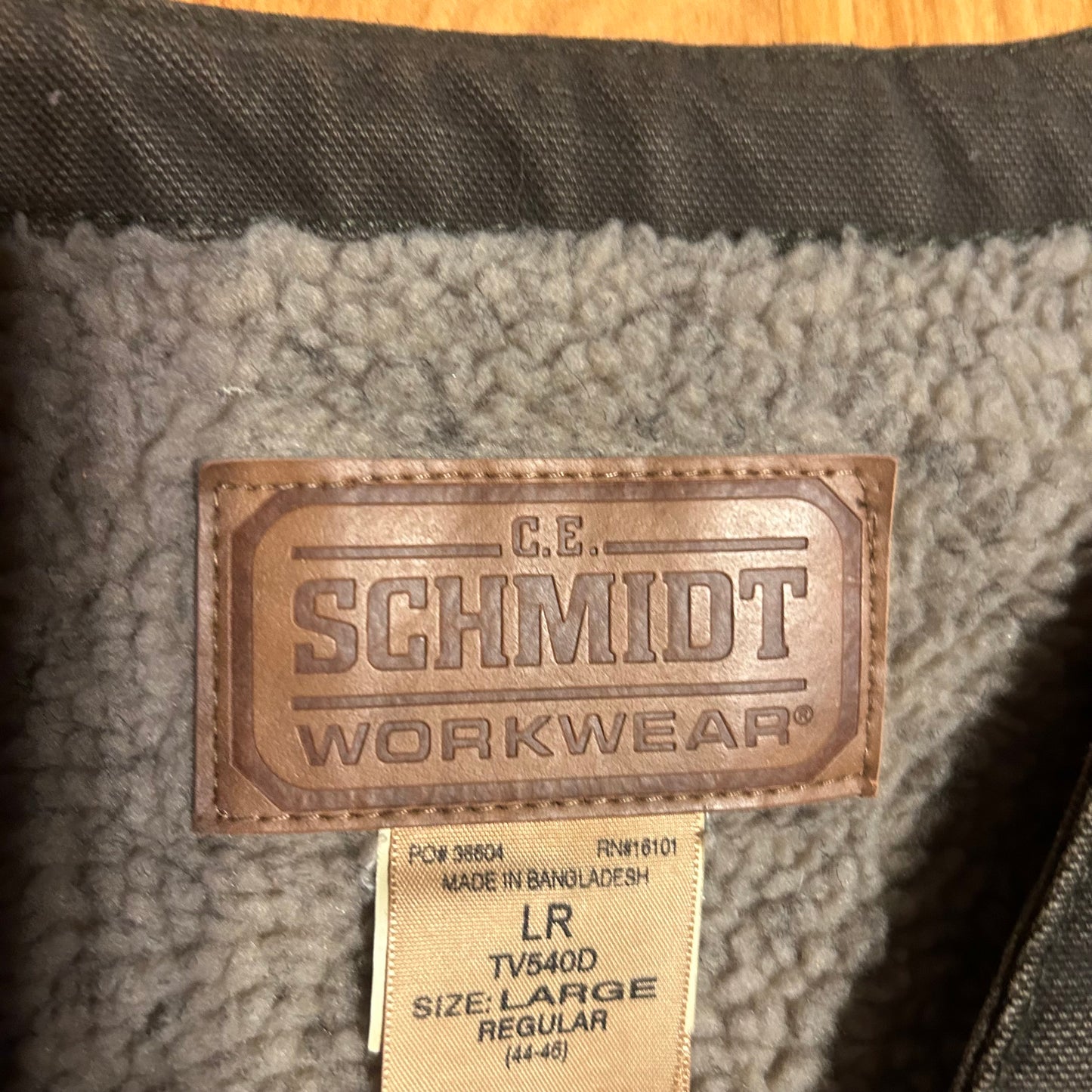 Schmidt Workwear Fleece Lined Vest - XLarge - 24” x 25.5”