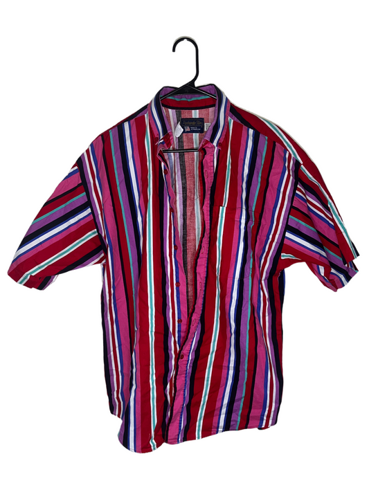 90's Panhandle Slim Button Up Shirt - Large - 22” x 32”