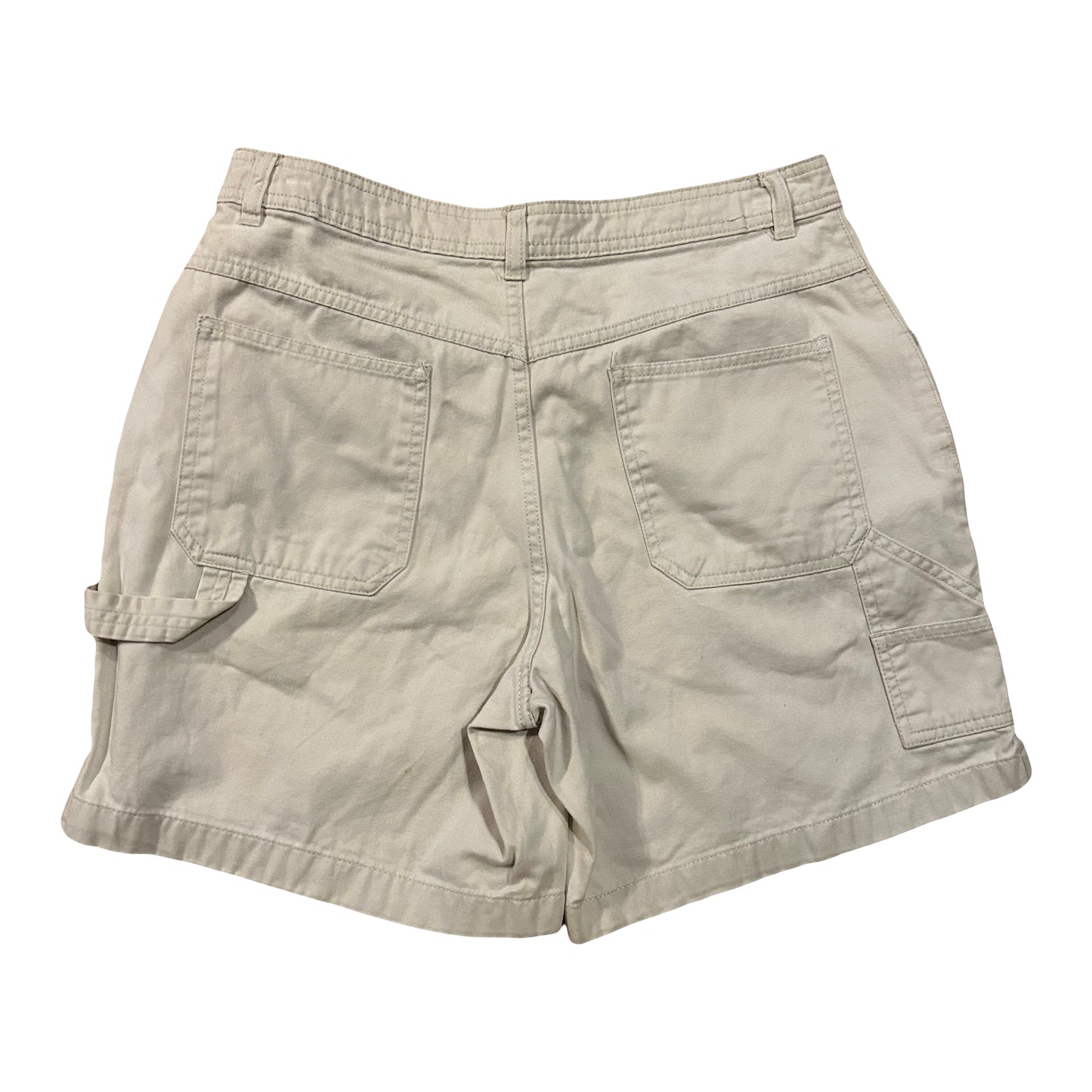 Cherokee Khaki Cotton Carpenter Shorts - Women’s 8 - 31” x 6.5”