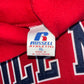 Russell Athletics Ole Miss Red College Hooded Sweatshirt - XLarge - 25" x 26.5"