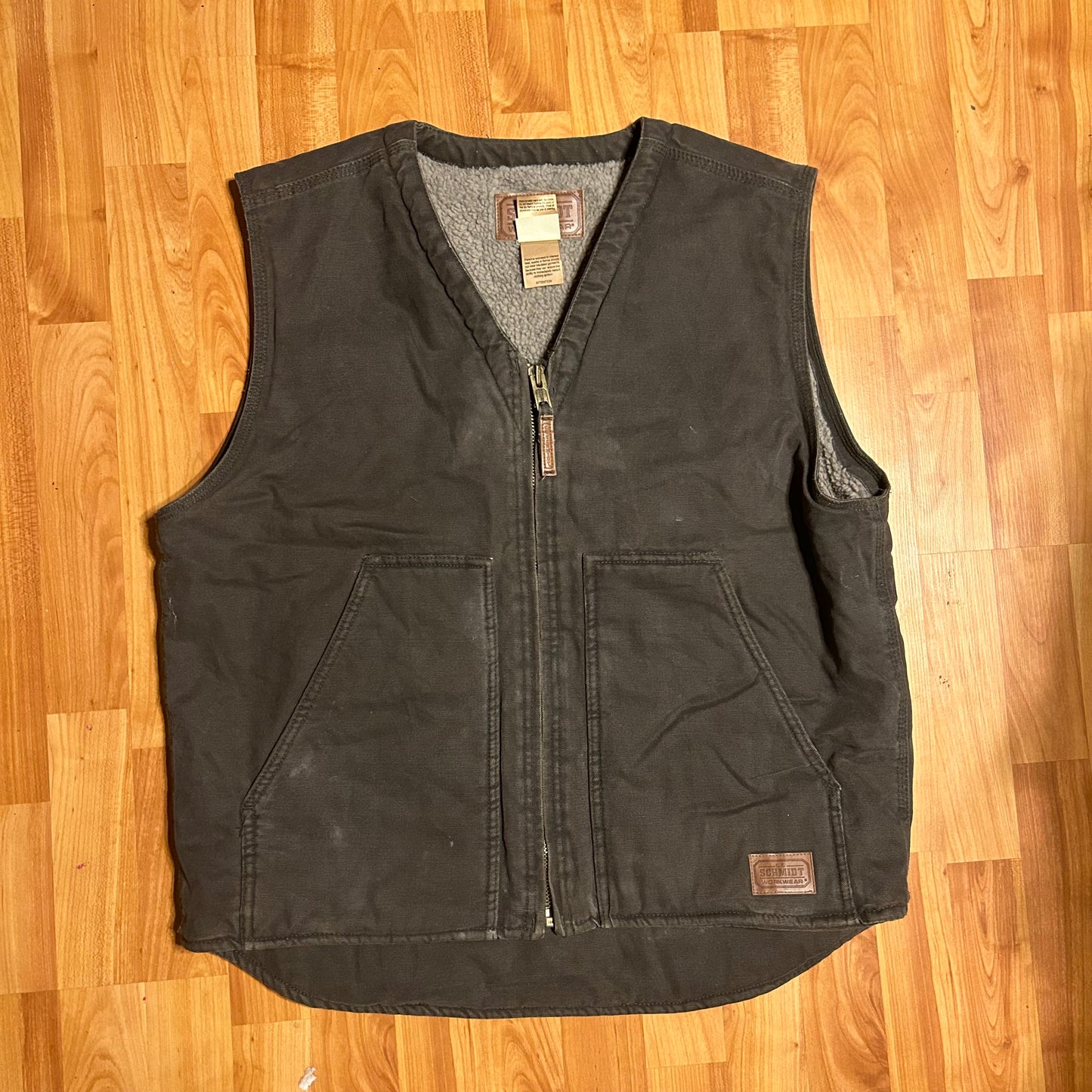 Schmidt Workwear Fleece Lined Vest - XLarge - 24” x 25.5”