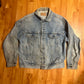 80’s Levi’s Denim Jean Jacket Distressed Coat - Large - 22” x 25”