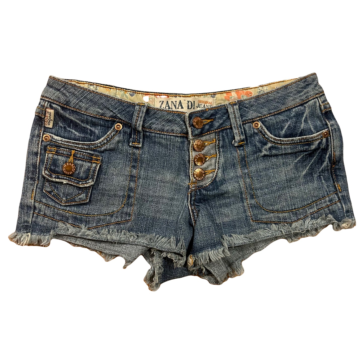 Zana Di Original Jeans Denim Jorts Cotton Spandex Shorts - Women’s 5 - 30” x 2”