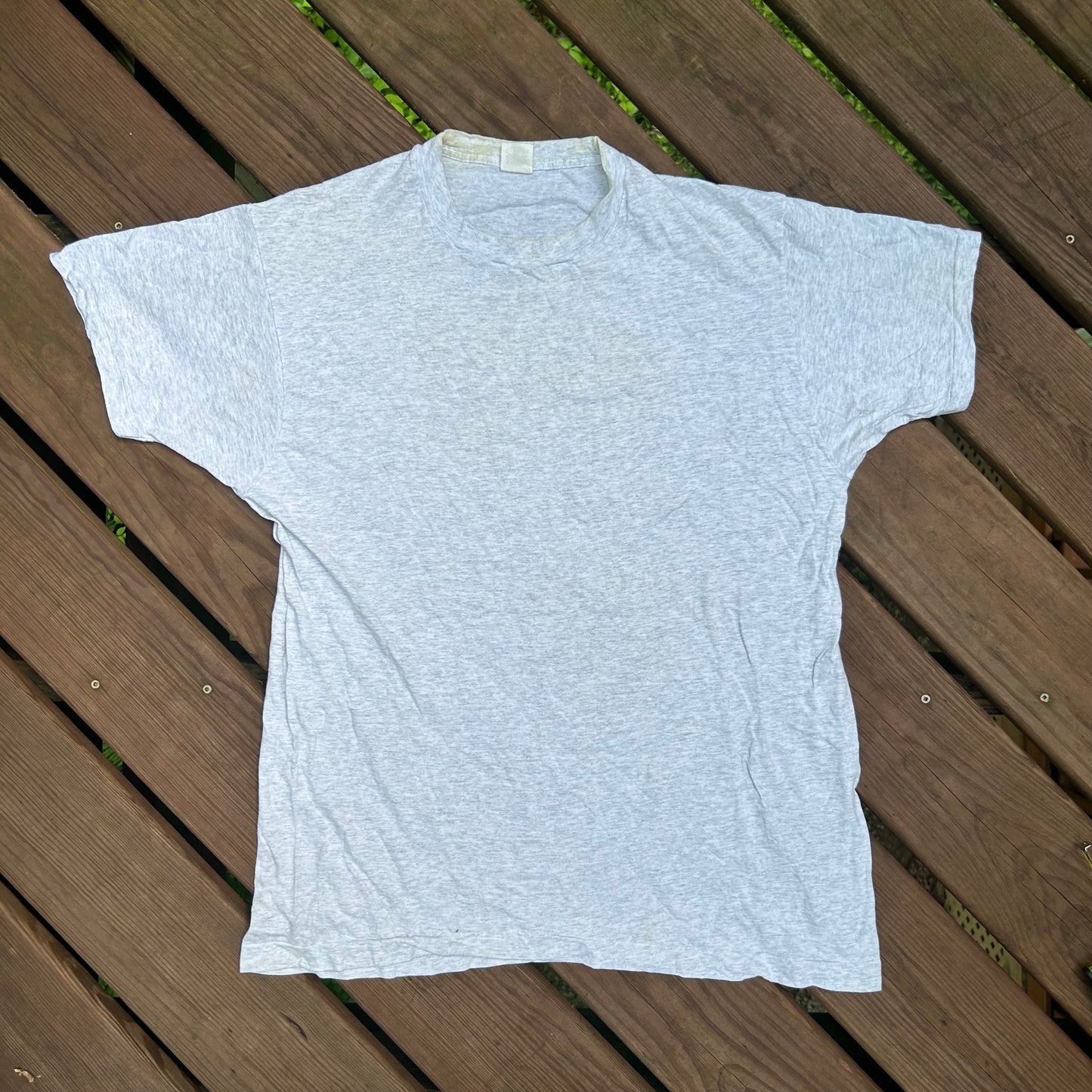 90’s FOTL Grey Blank Tshirt - Medium - 21” x 29”