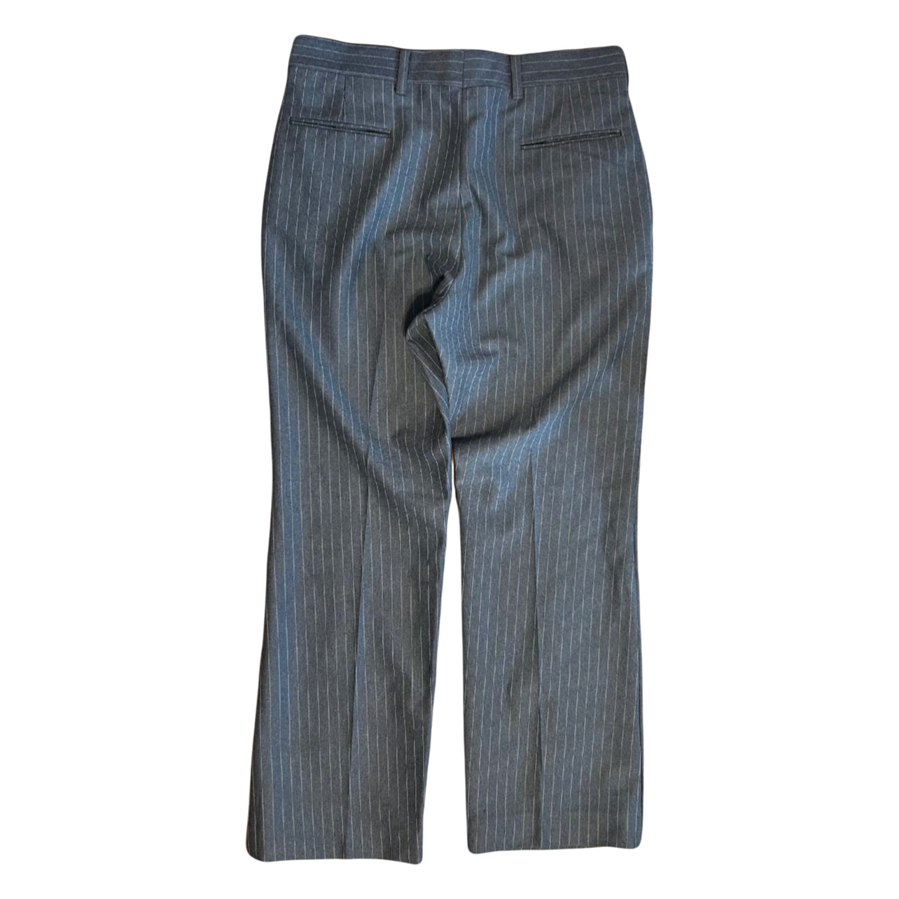 Light Blue Striped Dress Pants - 33" x 29"