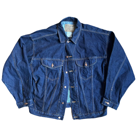 Jordache Denim Jean Jacket Coat - XLarge - 25” x 30”