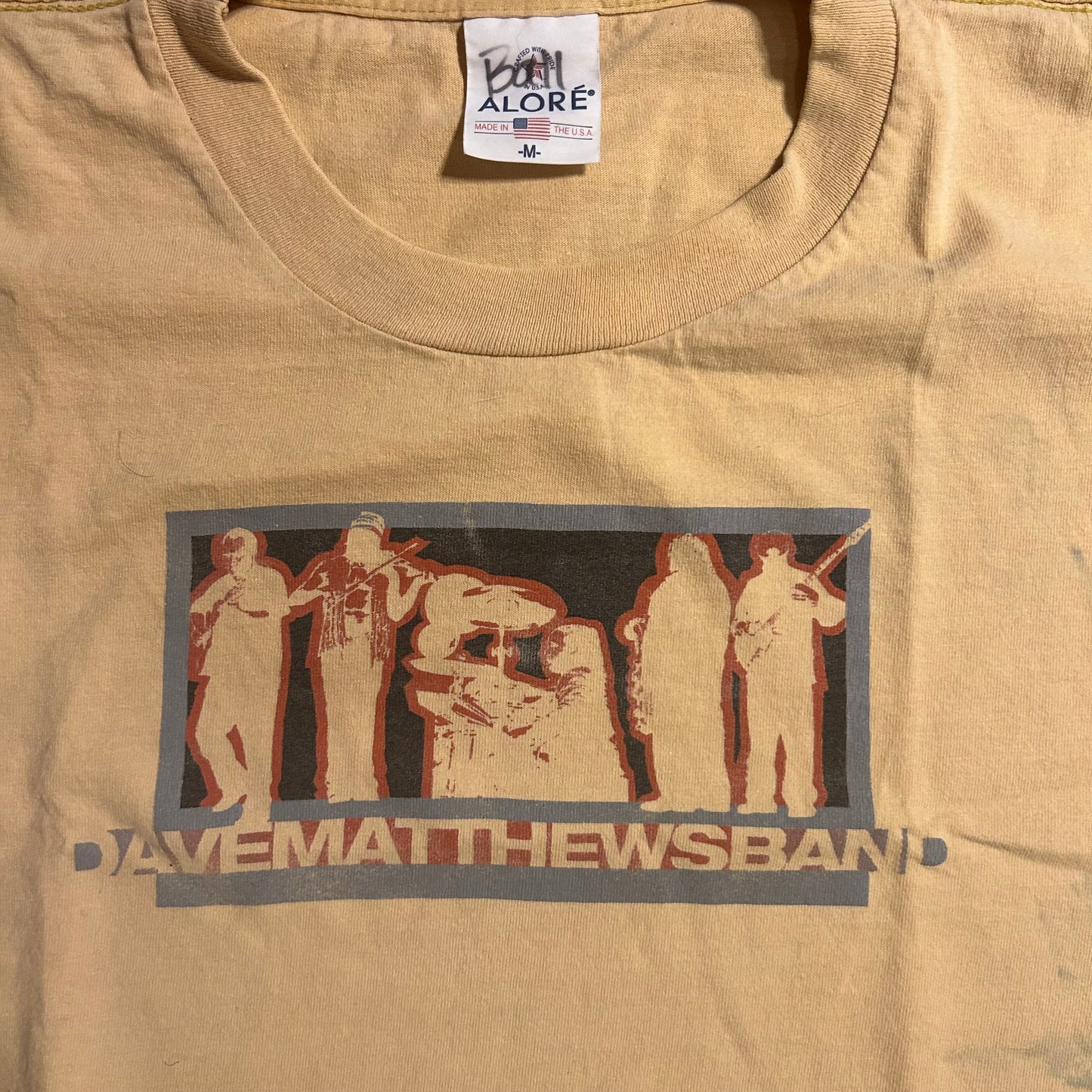 90’s Alore Dave Matthew’s Band DMB Jam Tshirt - Small - 19.5” x 26”