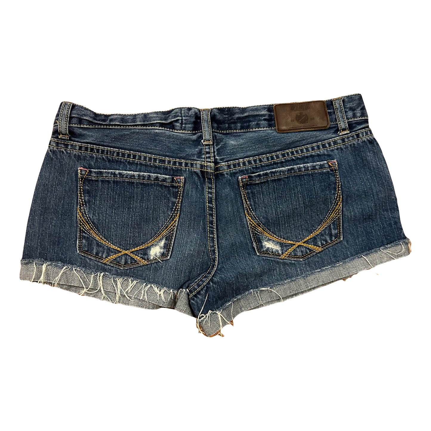 Pink Denim Jean Shorts Jorts - Women’s 8 - 33” x 2.5”