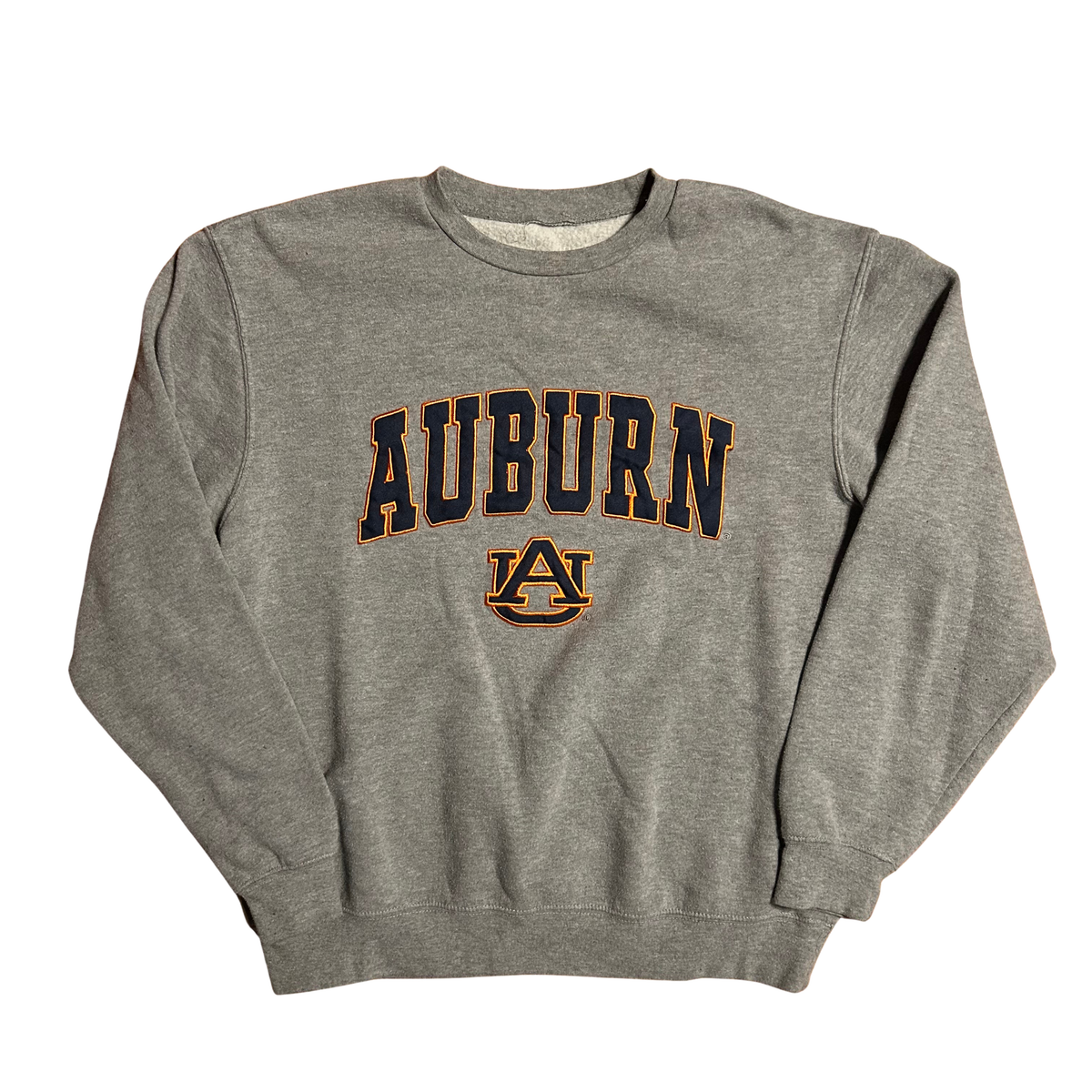 Auburn University Grey Crewneck Sweatshirt - Large - 23.5" x 25"