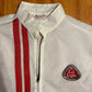 70/80's Swingster Pearl Light Gas Station Zip Up Windbreaker Jacket - Large - 23” x 27”