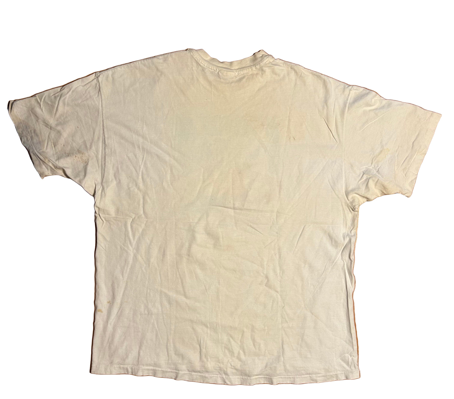 90’s Walt Disney The Art of Skiing Goofy White Tshirt - XLarge - 25” x 30”