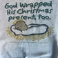 90's Best FOTL God Wrapped His Christmas Presents Too Crewneck Sweatshirt - Large - 22" x 25"