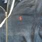 Polo Ralph Lauren Zip Up Hooded Sweatshirt - Medium - 21.5" x 25"