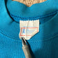 80’s Tultex Blank Turquoise Crewneck Sweatshirt - Medium - 20.5” x 24”