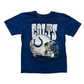 Reebok Indianapolis Colts Navy Blue Tshirt - XSmall - 16" x 21.5"