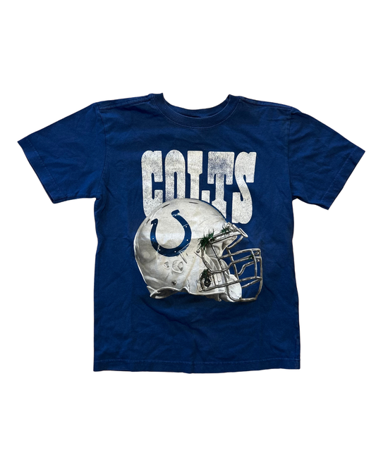 Reebok Indianapolis Colts Navy Blue Tshirt - XSmall - 16" x 21.5"