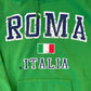 00’s Roma Italia Hooded Sweatshirt - Cropped Large - 22" x 24"