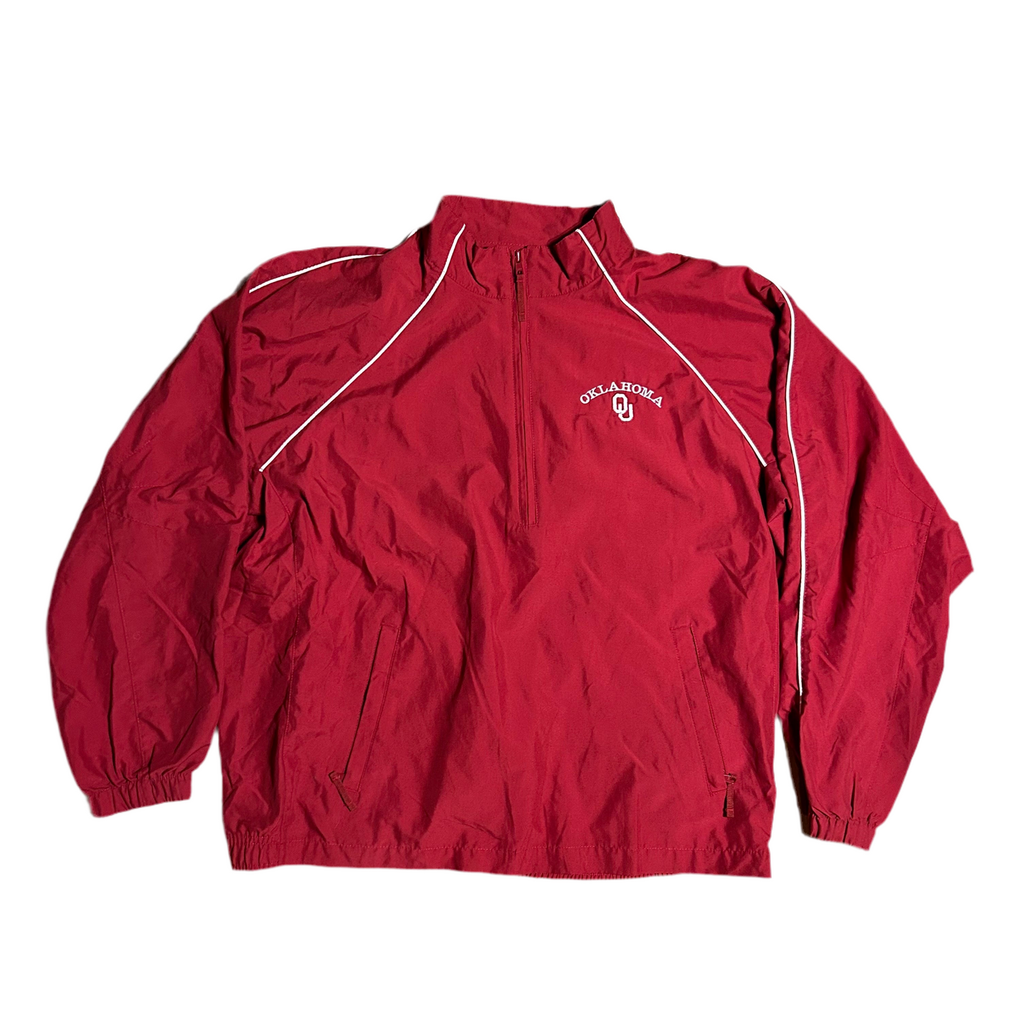 SportTek Oklahoma University OU Windbreaker Jacket - XLarge - 25” x 26”