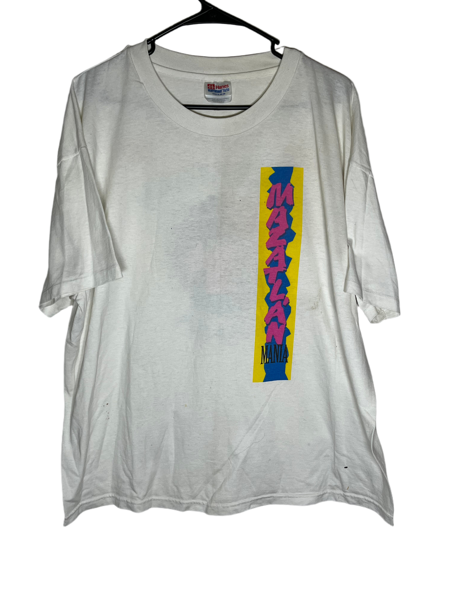 90's Hanes Mazatlan Mania Tshirt - XLarge - 23” x 28”