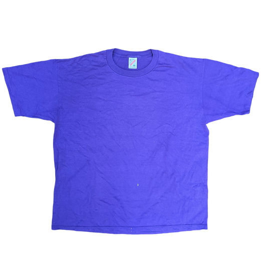 90’s Jerzees Blank Purple Tshirt - XLarge - 24” x 28”