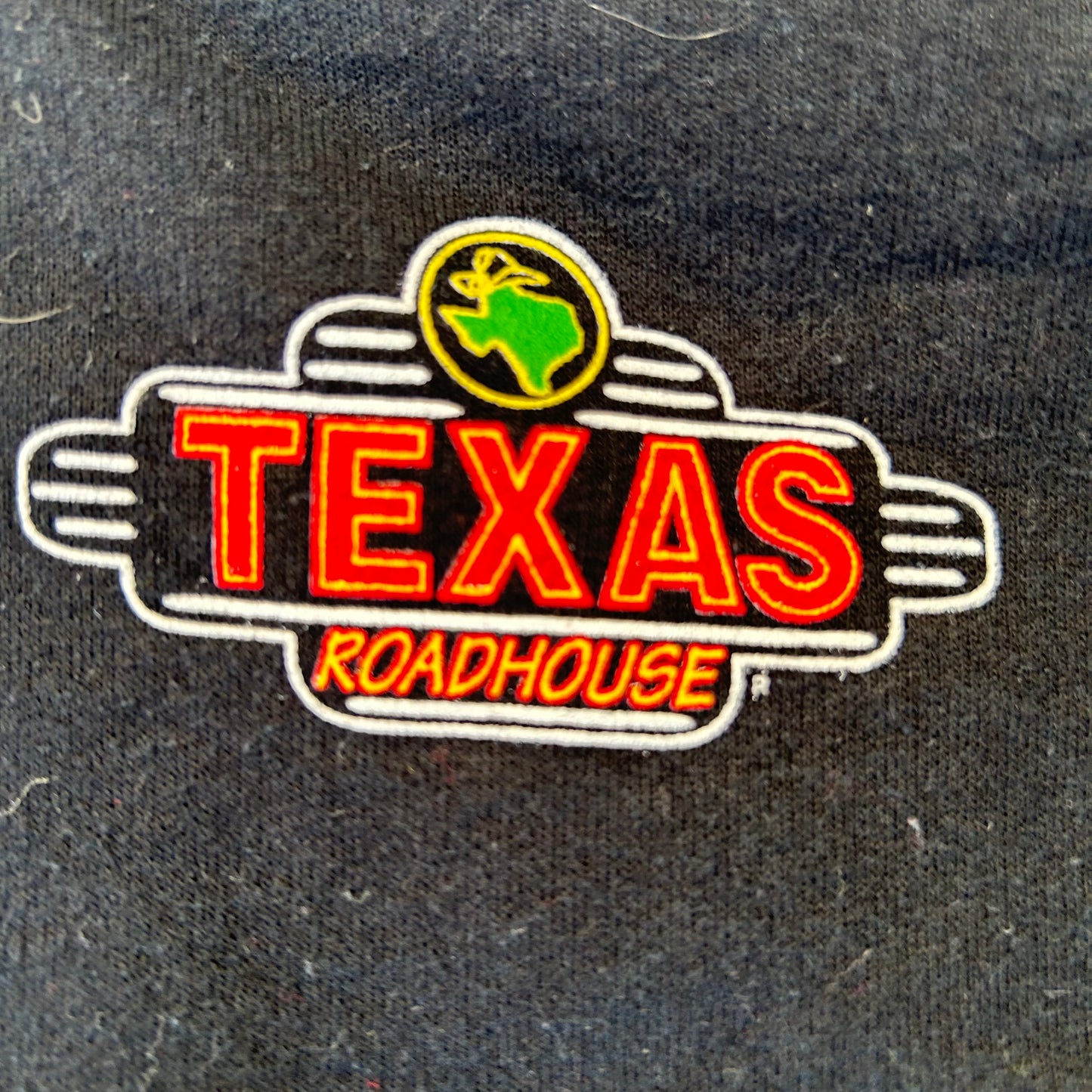 00’s No Where Else But Texas Roadhouse Crewneck Sweatshirt - Cropped Medium - 21" x 23.5"