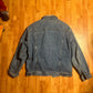 80/90's Fleece Lined Denim Button Up Jean Jacket - Large - 22” x 27”