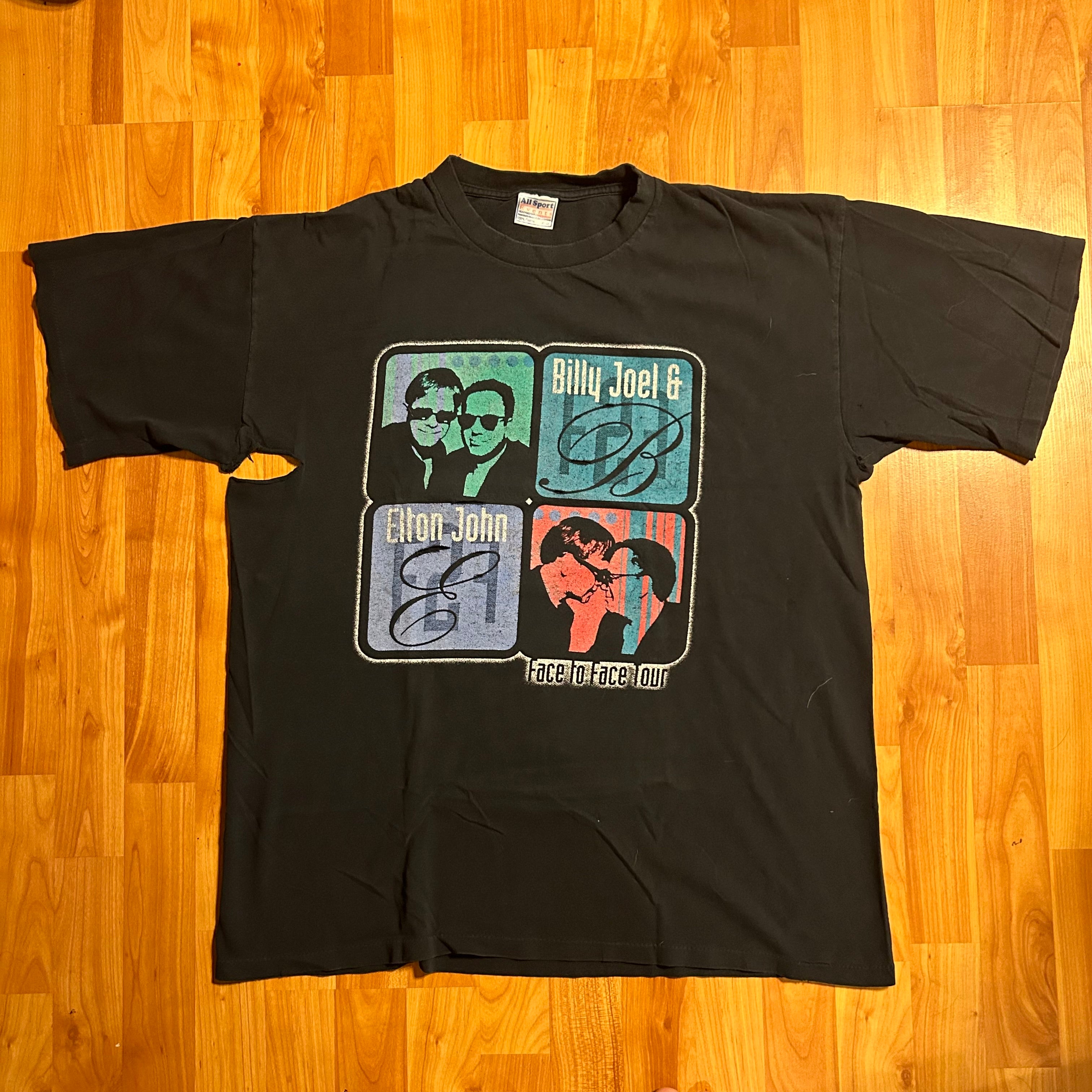 Allsport Elton John Billy Joel Face to Face Tour 2001 Distressed