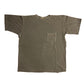 90’s Banana Republic Brown Green Blank Faded Pocket Tshirt - XLarge - 24” x 29”
