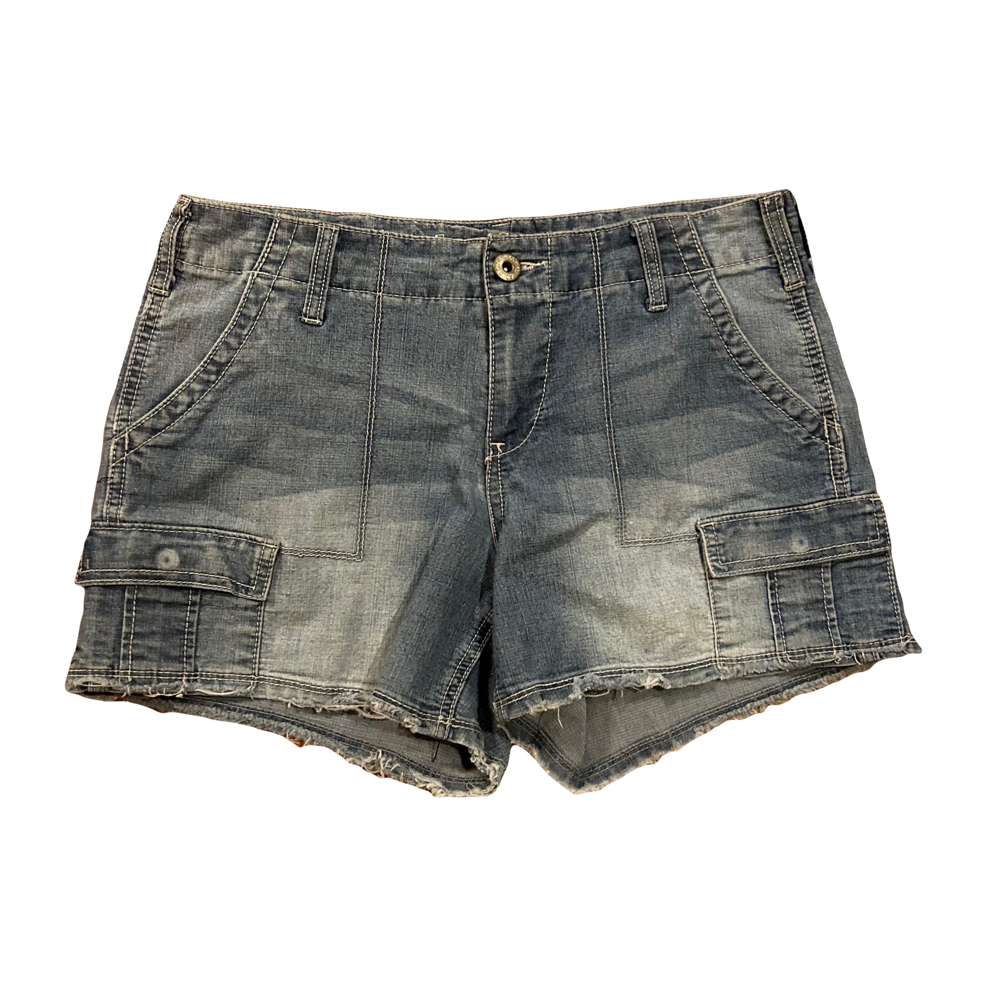 Denim Faded Glory Women's Cargo Shorts Faded Glory Cargo